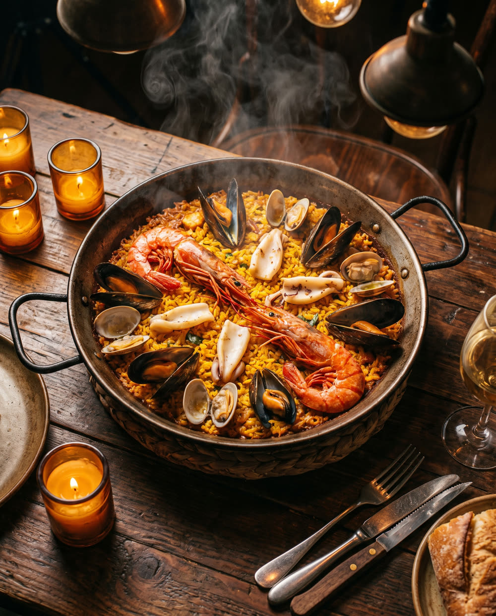 Paella de marisco